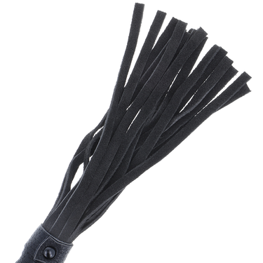 Collezione Darkness: Elegante Frusta Bondage Nera per BDSM
